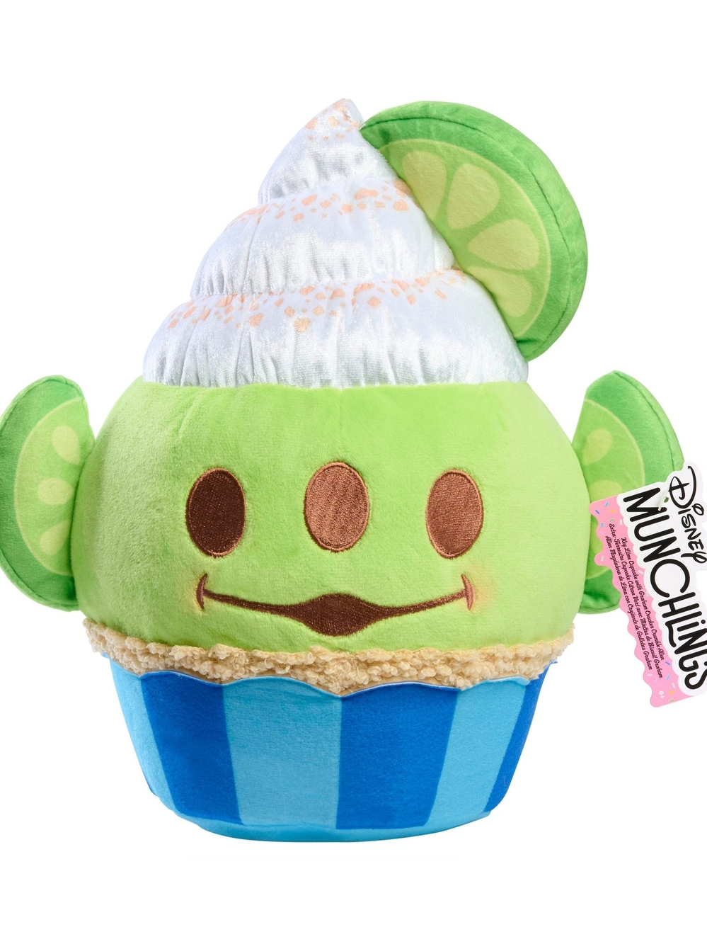 Disney Munchlings Lime Cupcake Plush - Green, Blue, White
